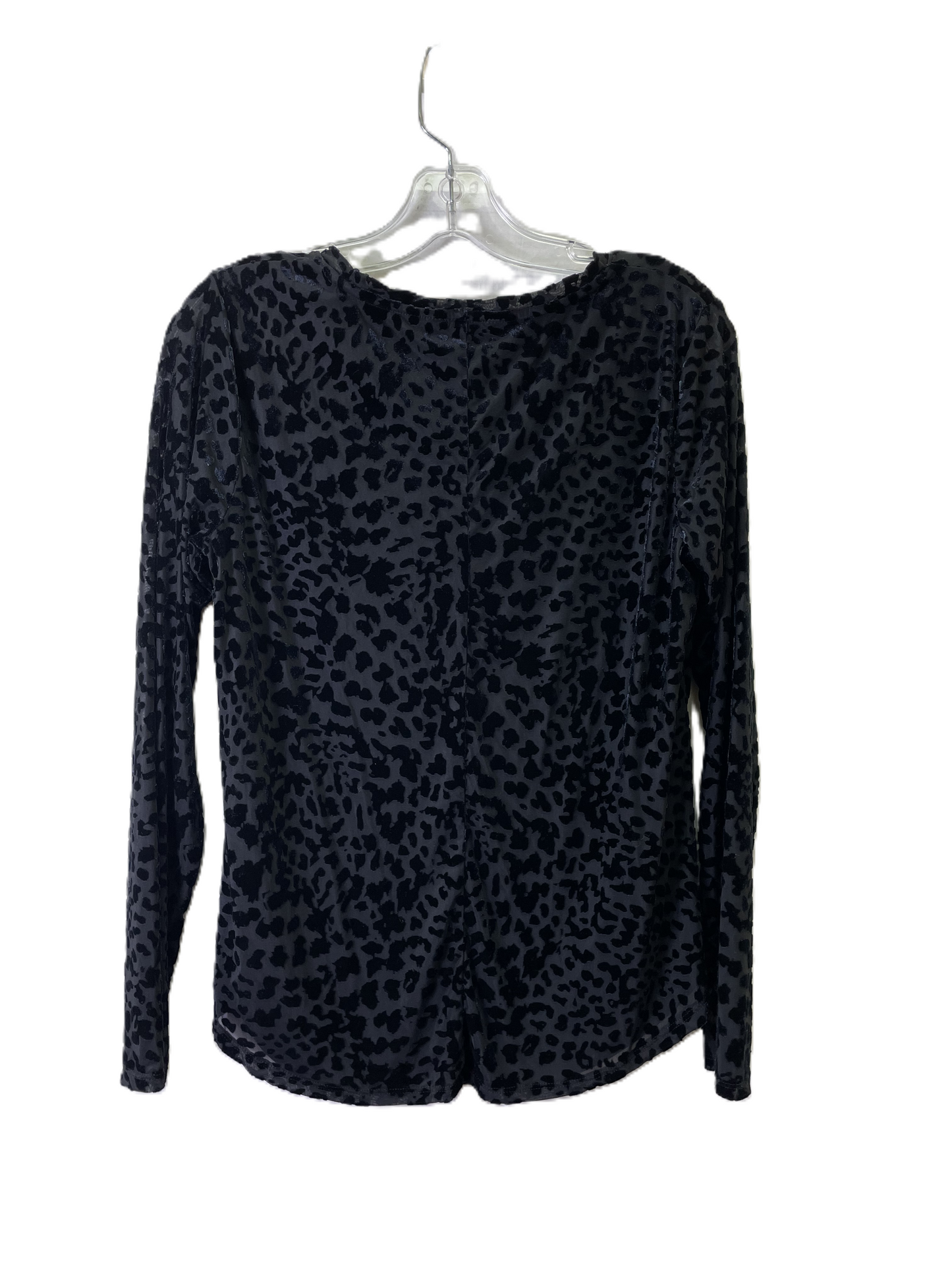 Top Long Sleeve By Simply Vera In Black, Size: M