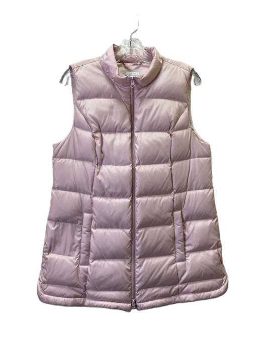 Vest Puffer & Quilted By J. Jill In Pink, Size: M