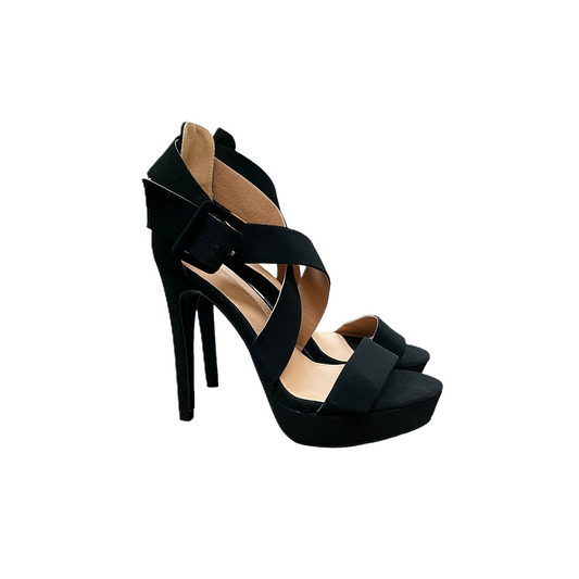 Black Shoes Heels Stiletto By Windsor, Size: 8