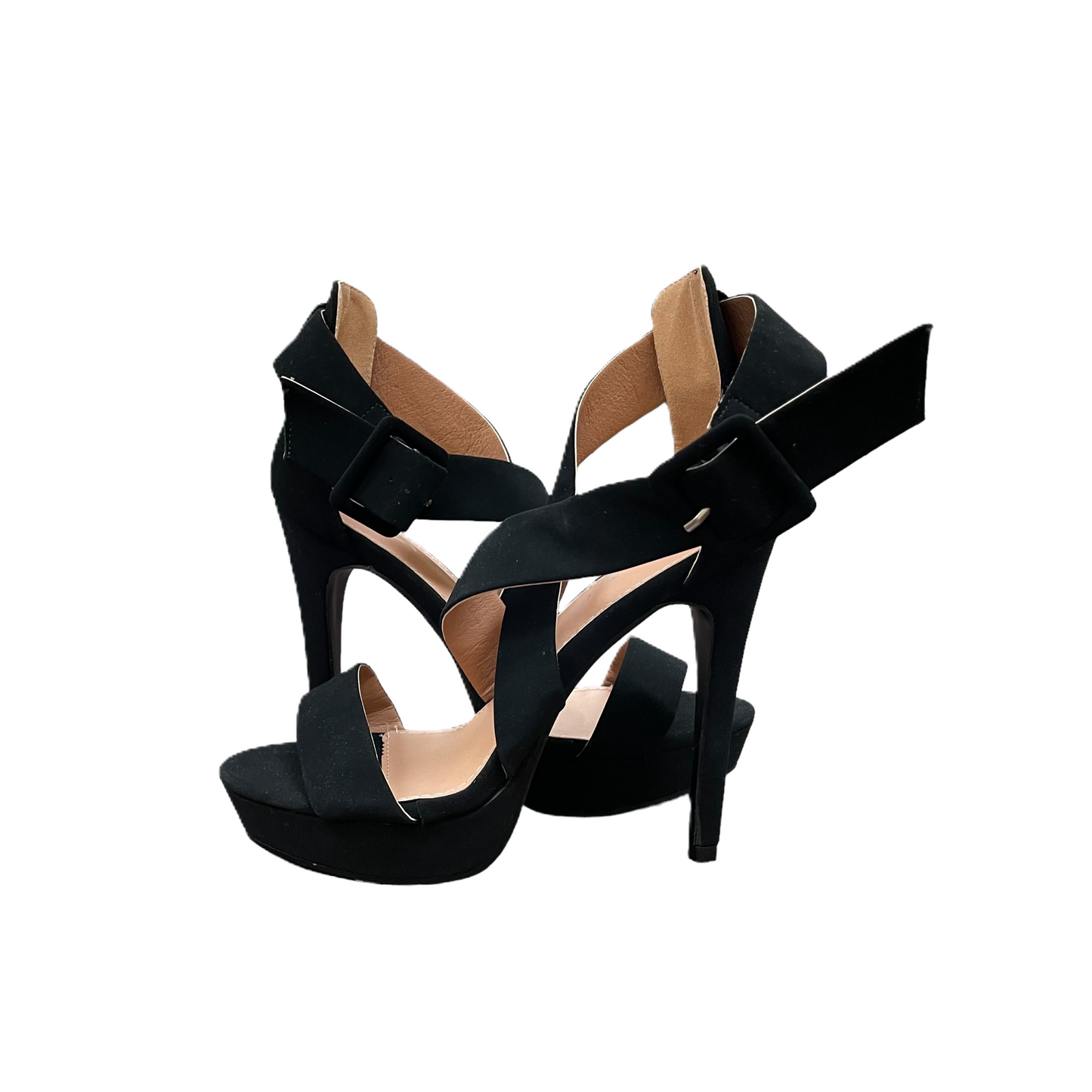Black Shoes Heels Stiletto By Windsor, Size: 8