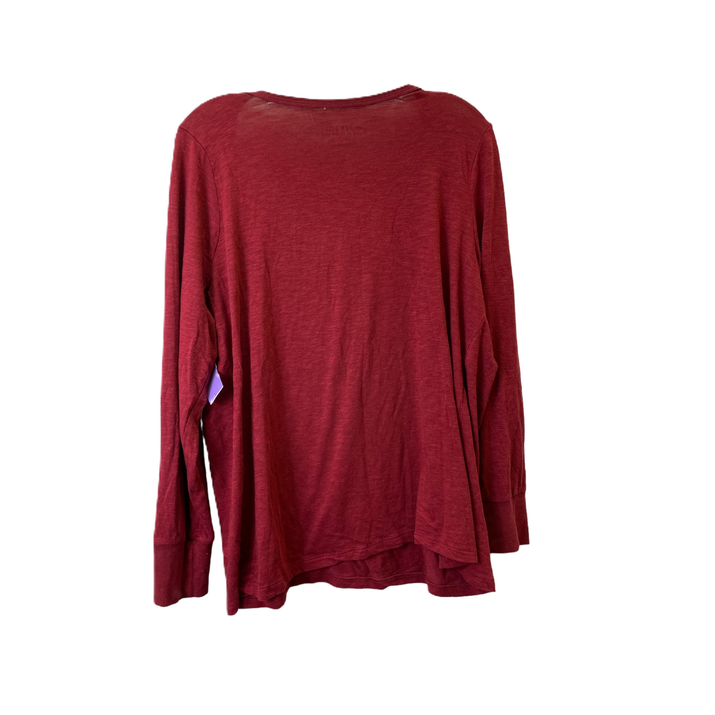 Red Top Long Sleeve By Torrid, Size: 1x