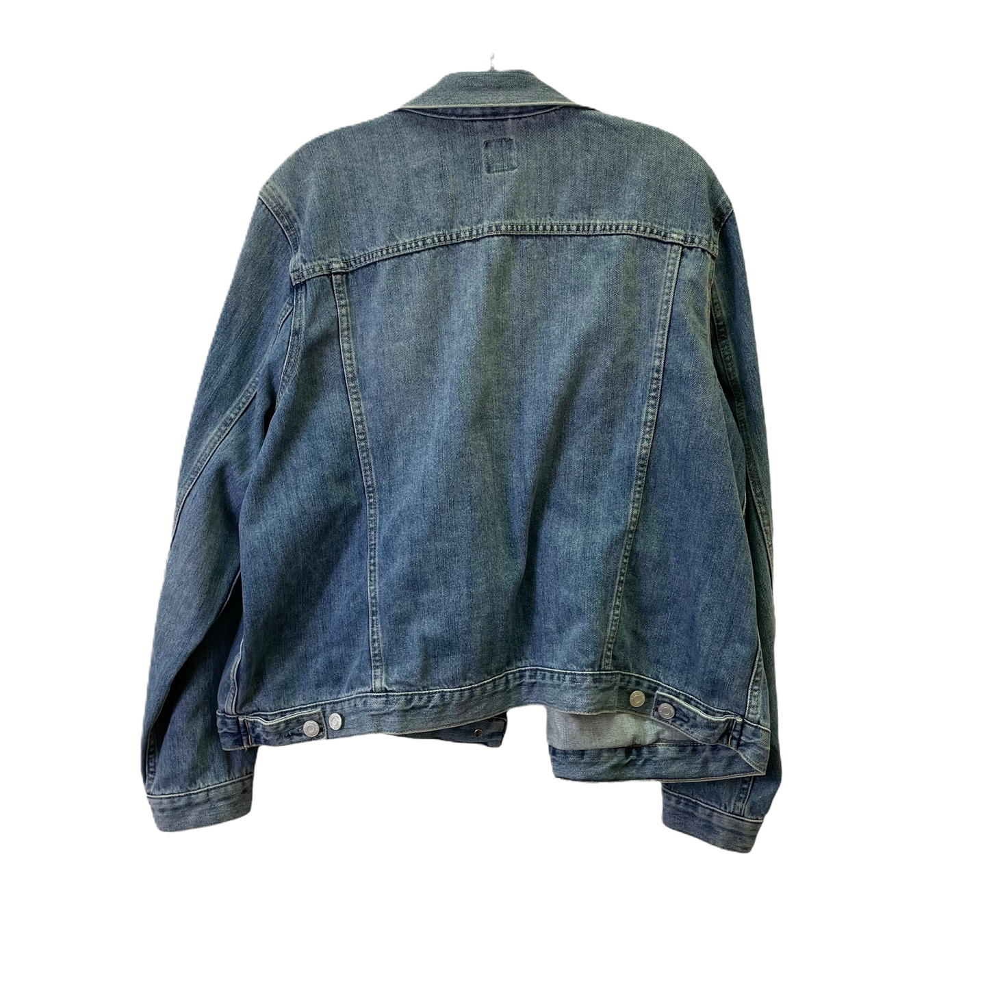 Blue Denim Jacket Denim By Gap, Size: 1x