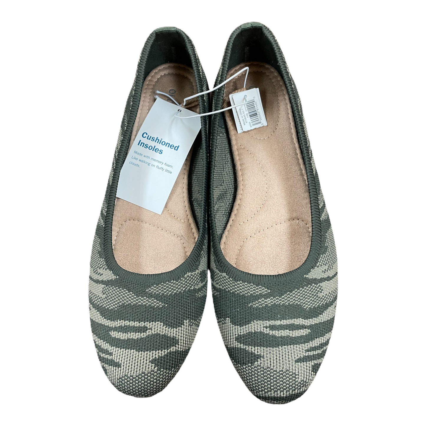 Camouflage Print Shoes Flats By Old Navy, Size: 9