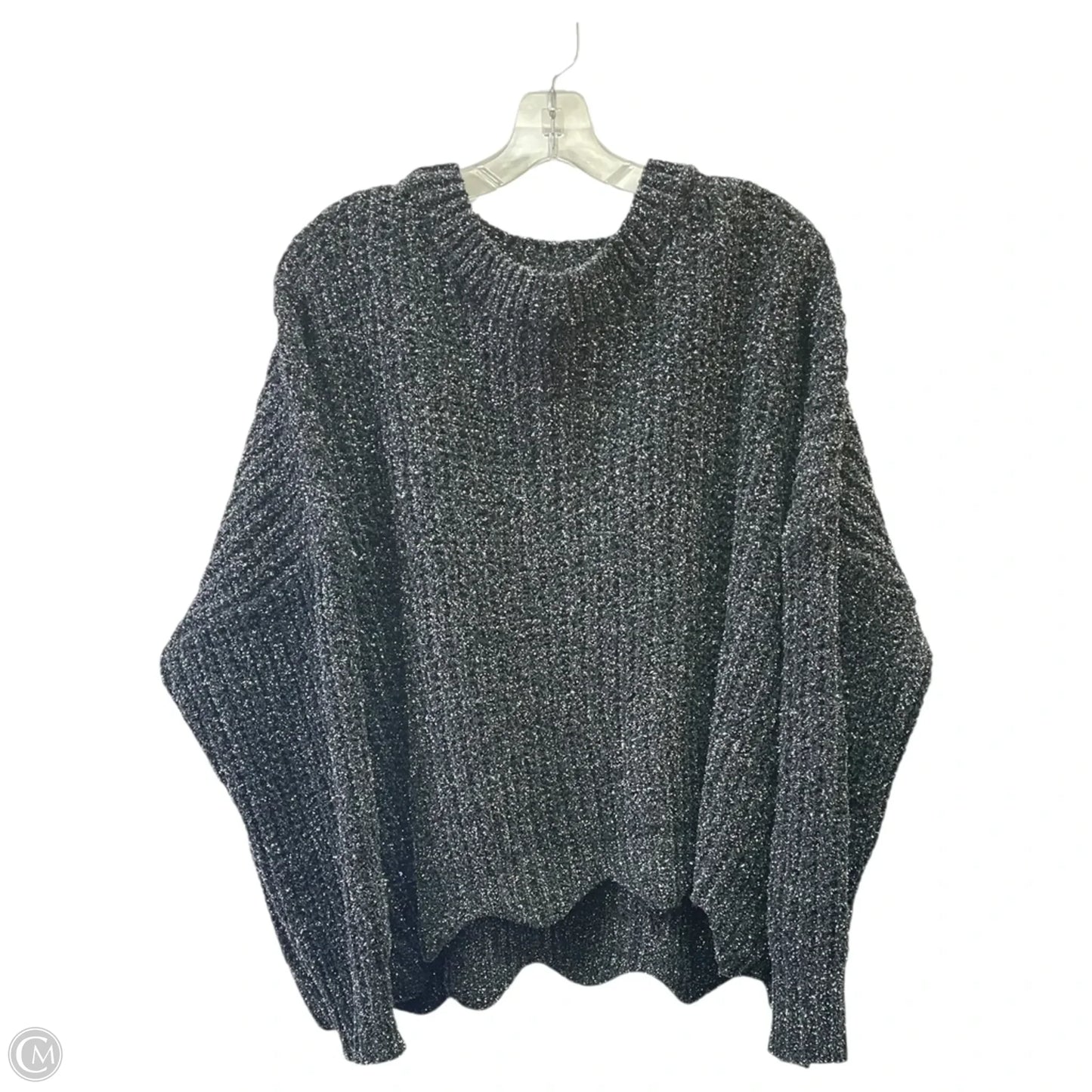 Sweater By P. CILL In Grey & Silver, Size: M