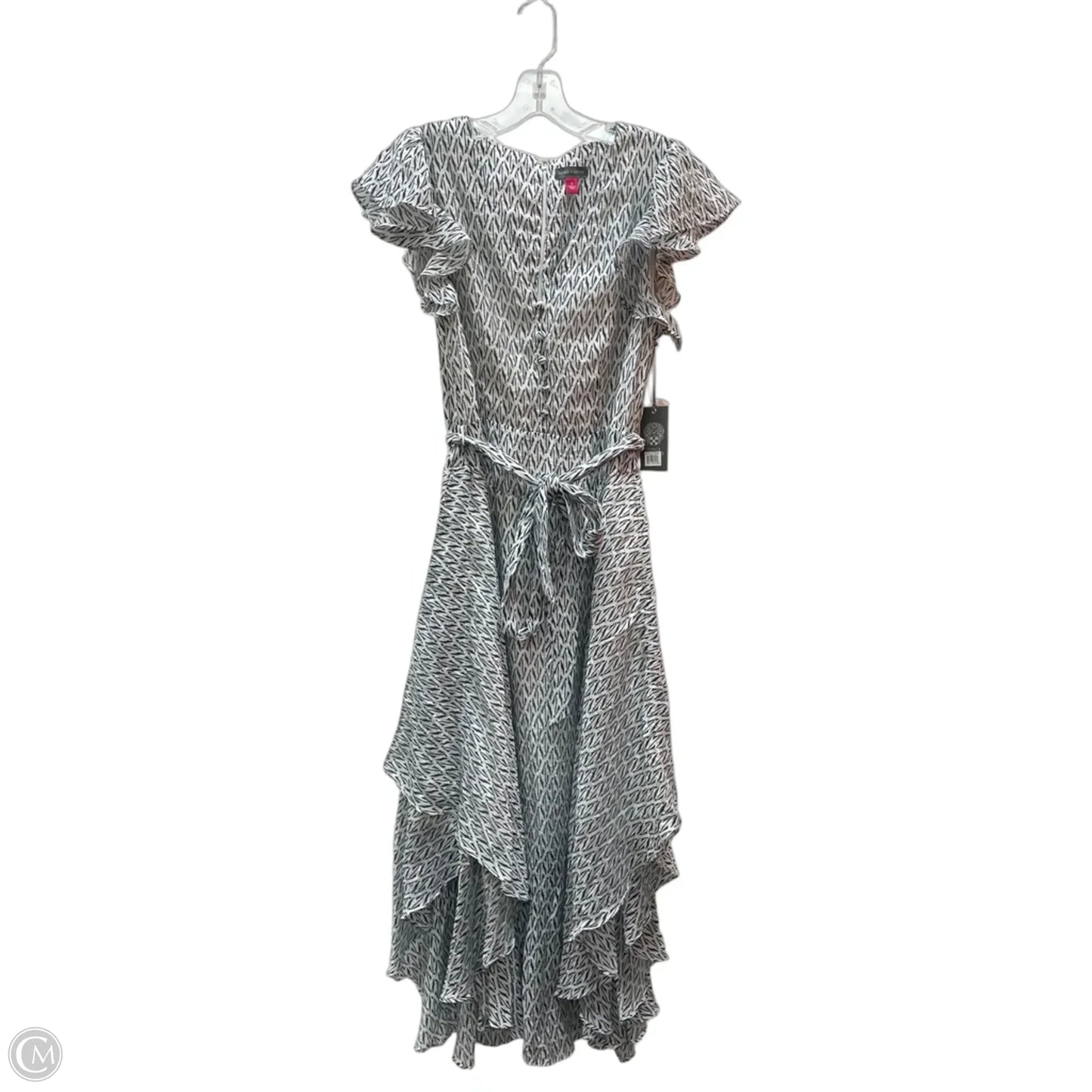 Dress Casual Maxi By Vince Camuto In Black & White, Size: S