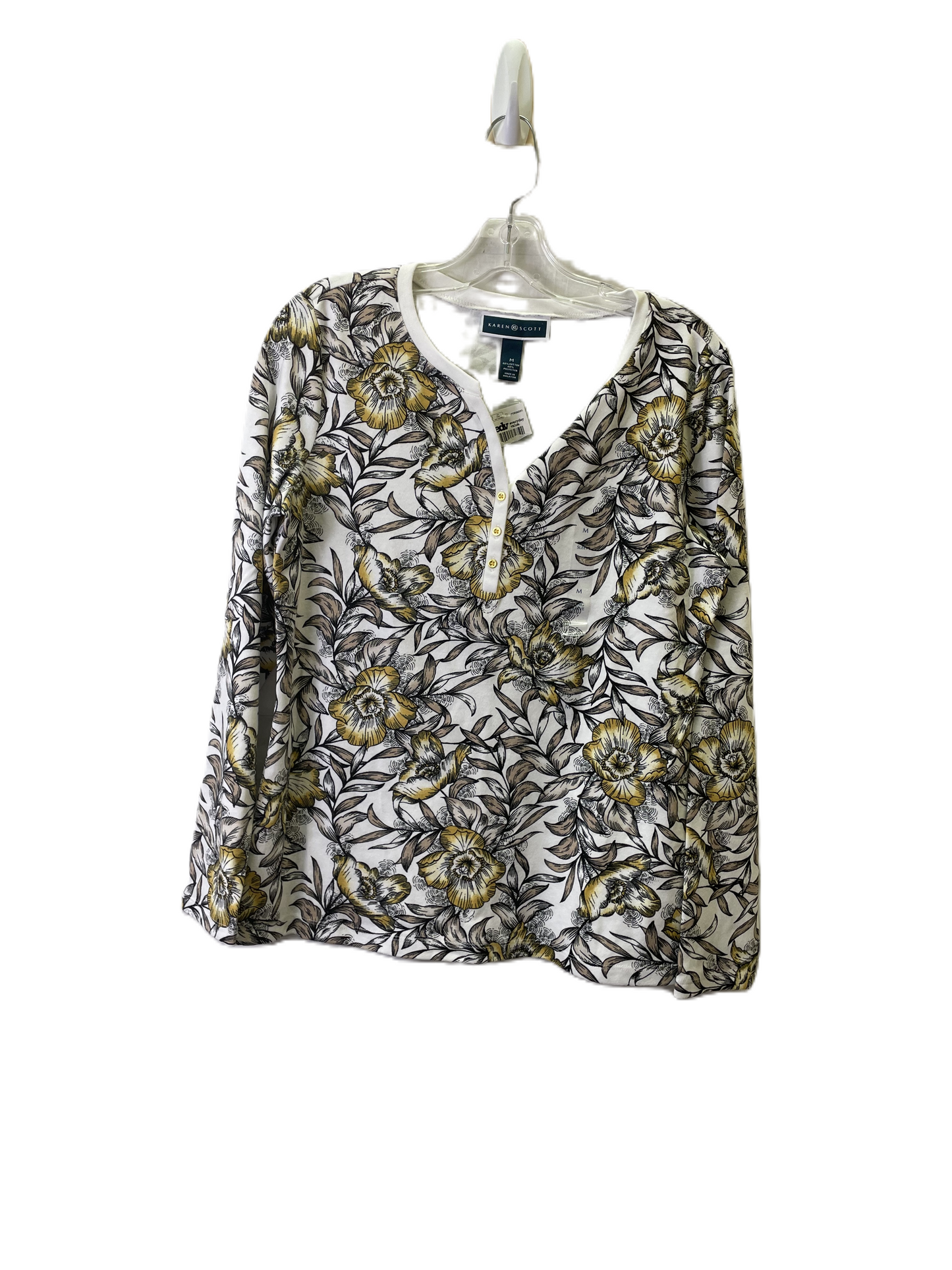 Top Long Sleeve By Karen Scott  Size: M