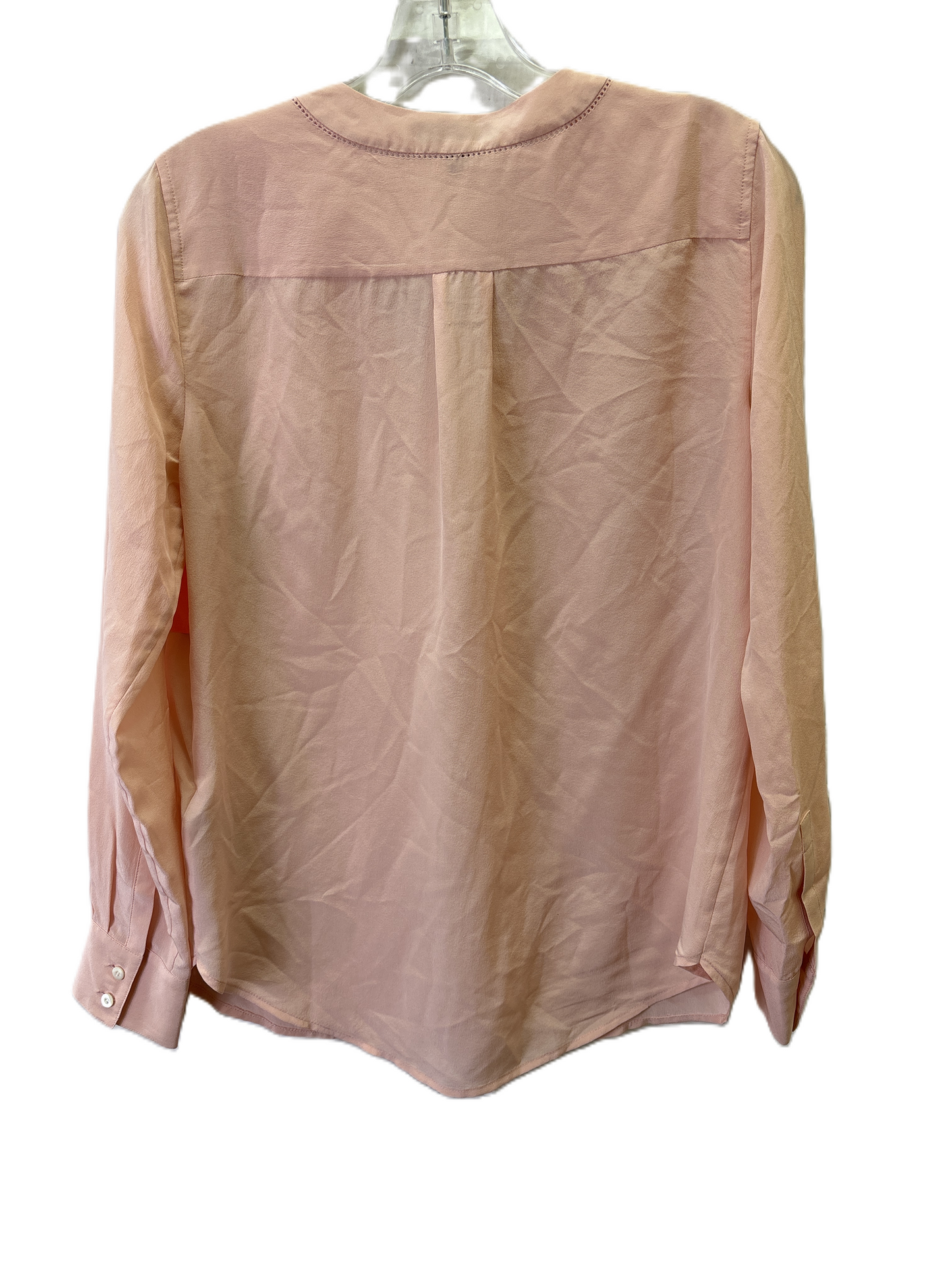 Top Long Sleeve By J Crew In Peach, Size: 4