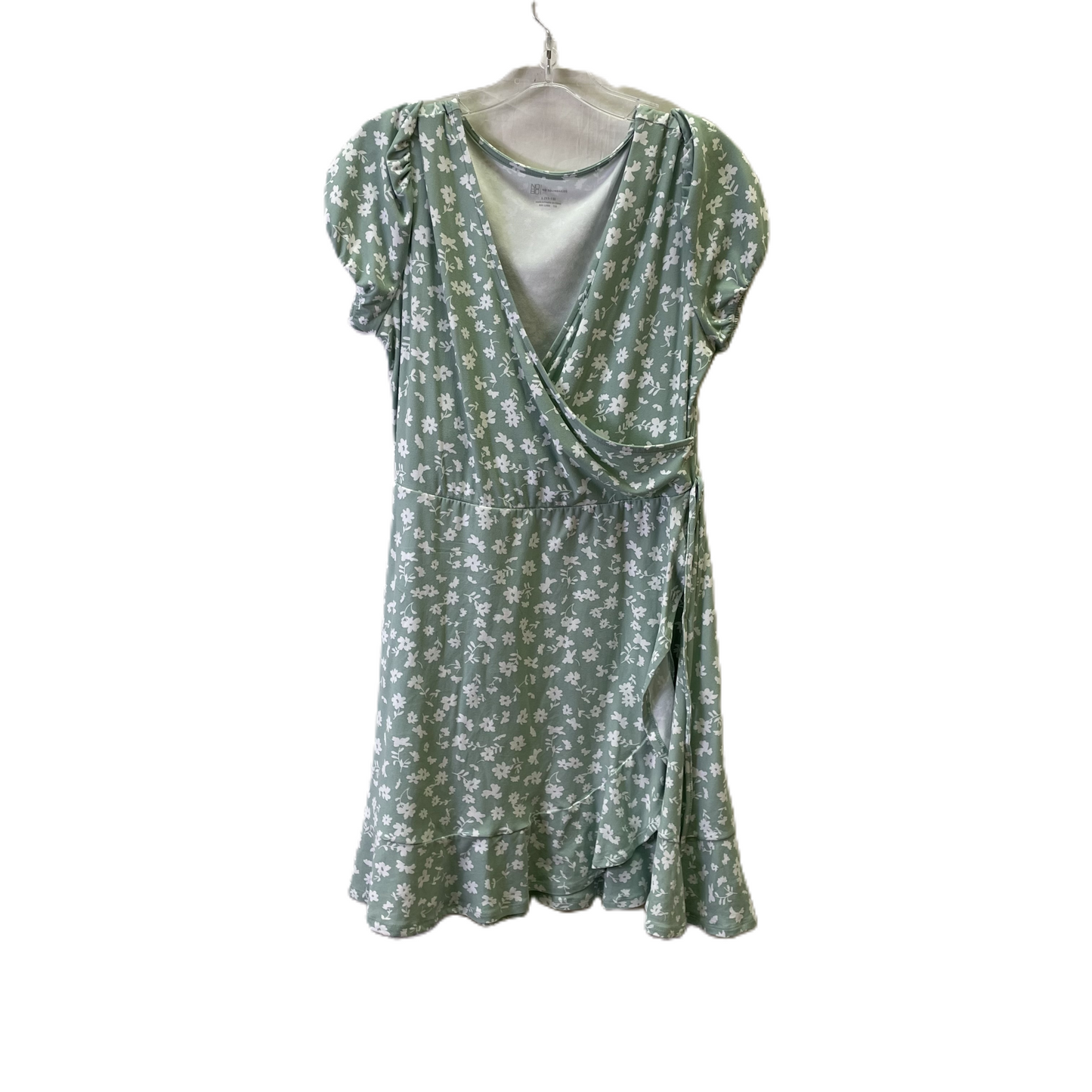 Green Dress Casual Short By No Boundaries, Size: L