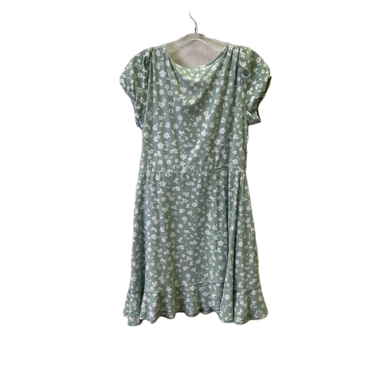 Green Dress Casual Short By No Boundaries, Size: L
