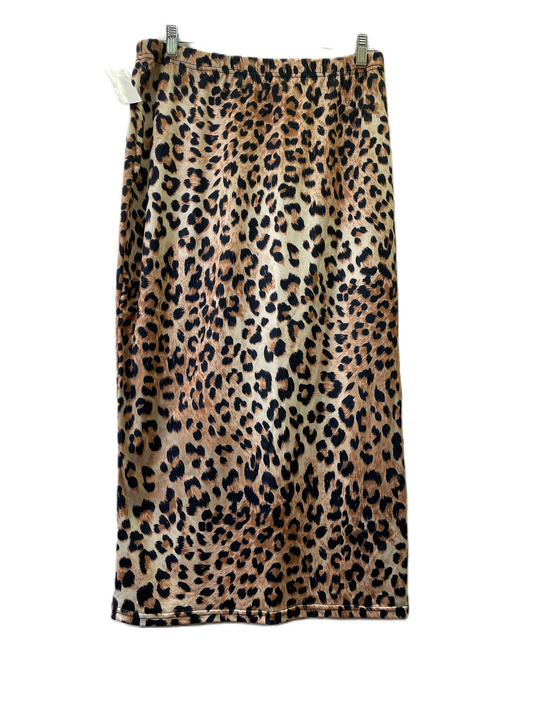 Skirt Maxi By Cme In Animal Print, Size: 2x