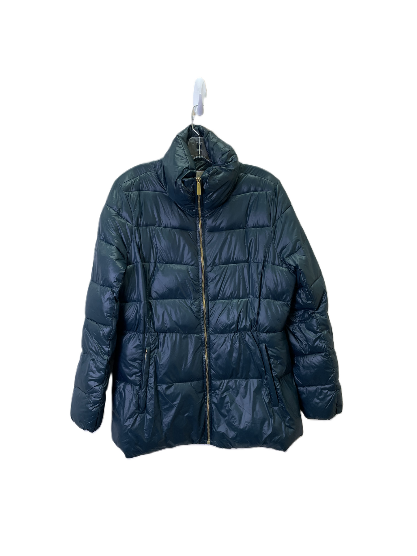 Jacket Puffer & Quilted By Michael By Michael Kors In Green, Size: L