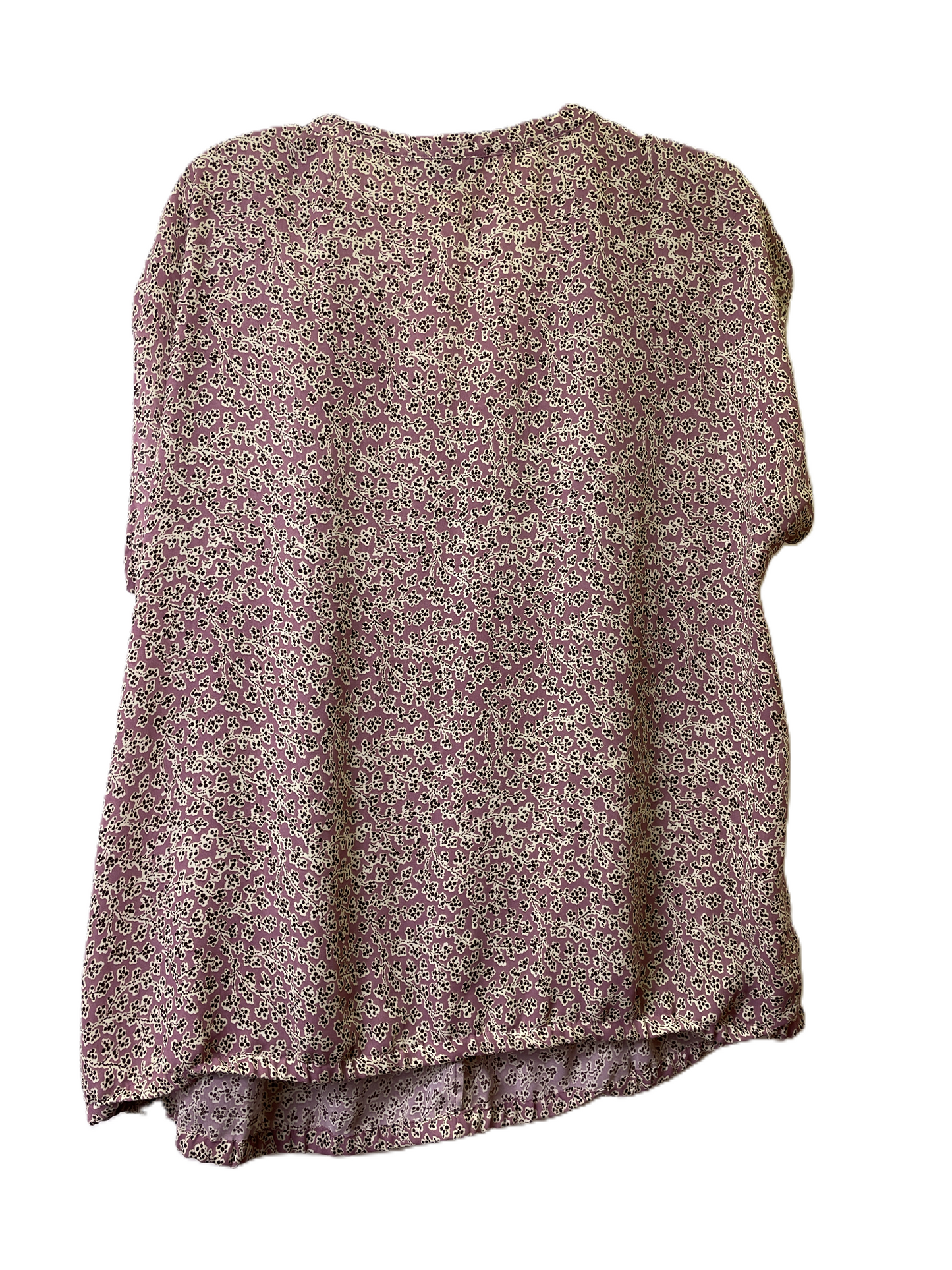 Mauve Top Sleeveless Basic By Lands End, Size: 1x