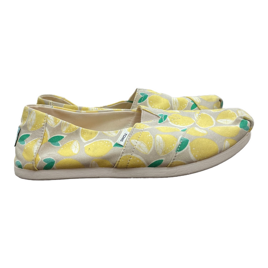 Yellow Shoes Flats By Toms, Size: 7