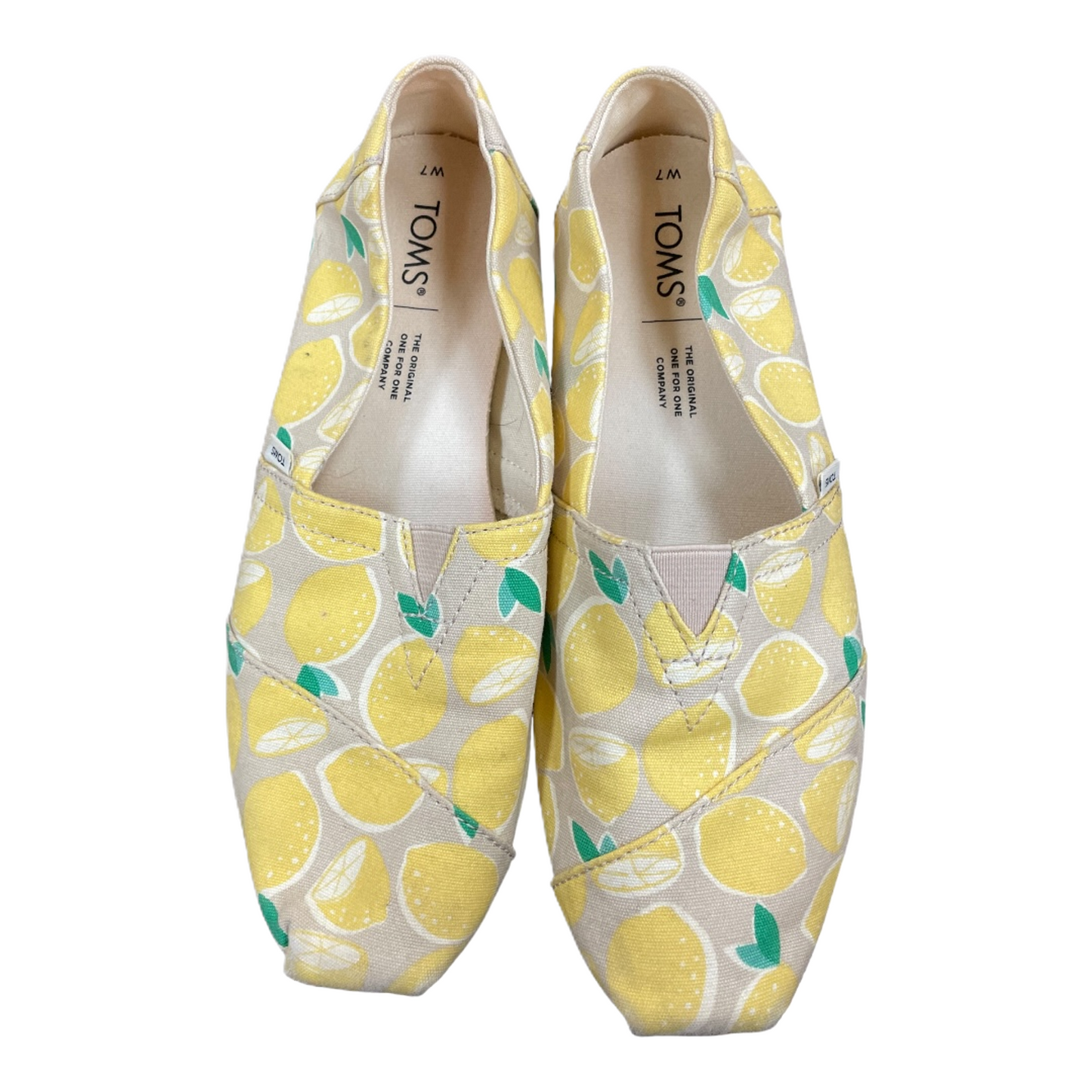 Yellow Shoes Flats By Toms, Size: 7