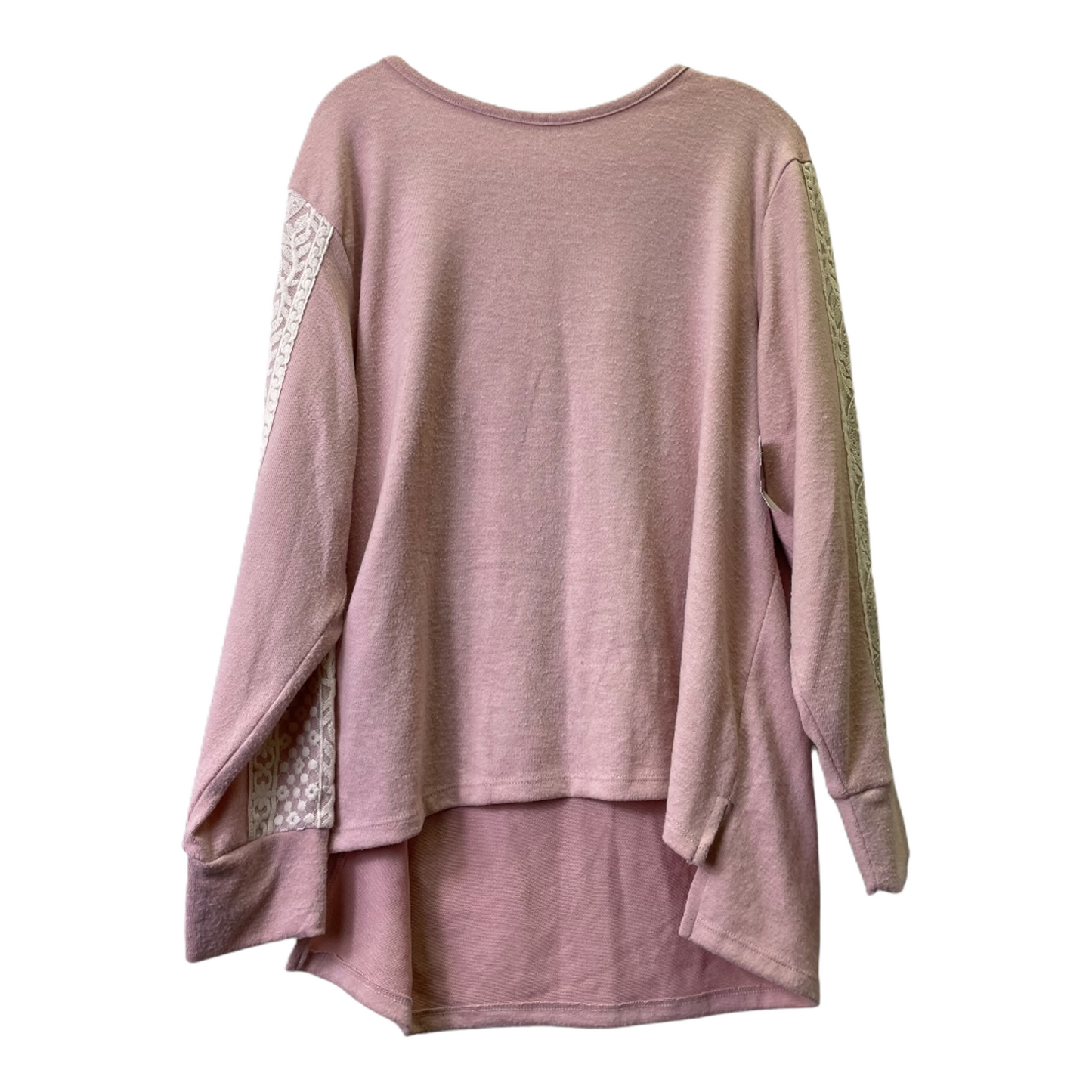 Pink Sweater By Flora Nikrooz, Size: 1x