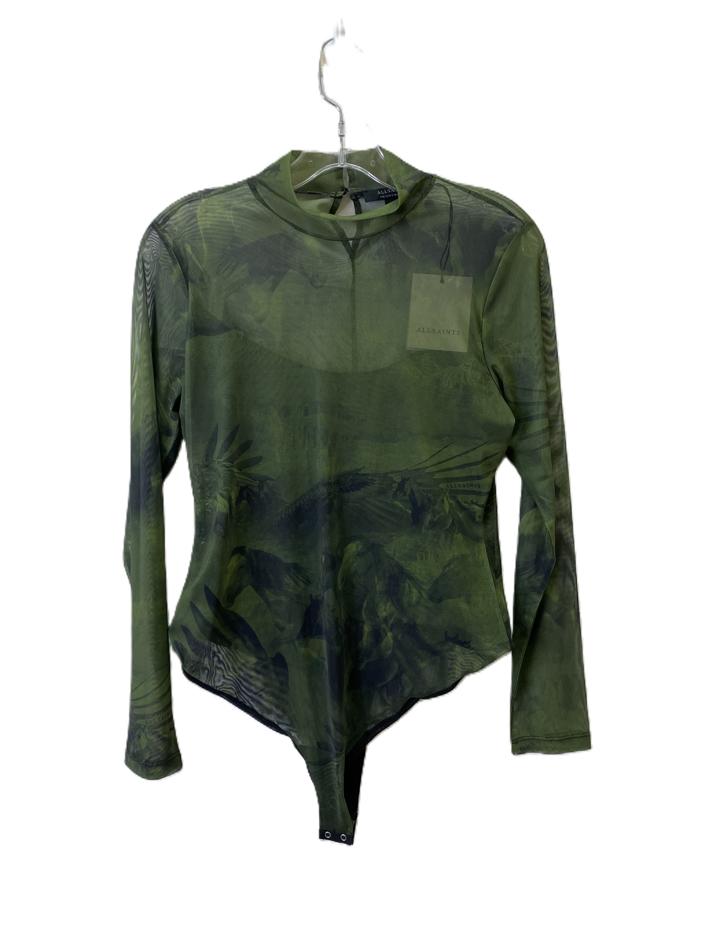 Bodysuit By All Saints In Green, Size: M