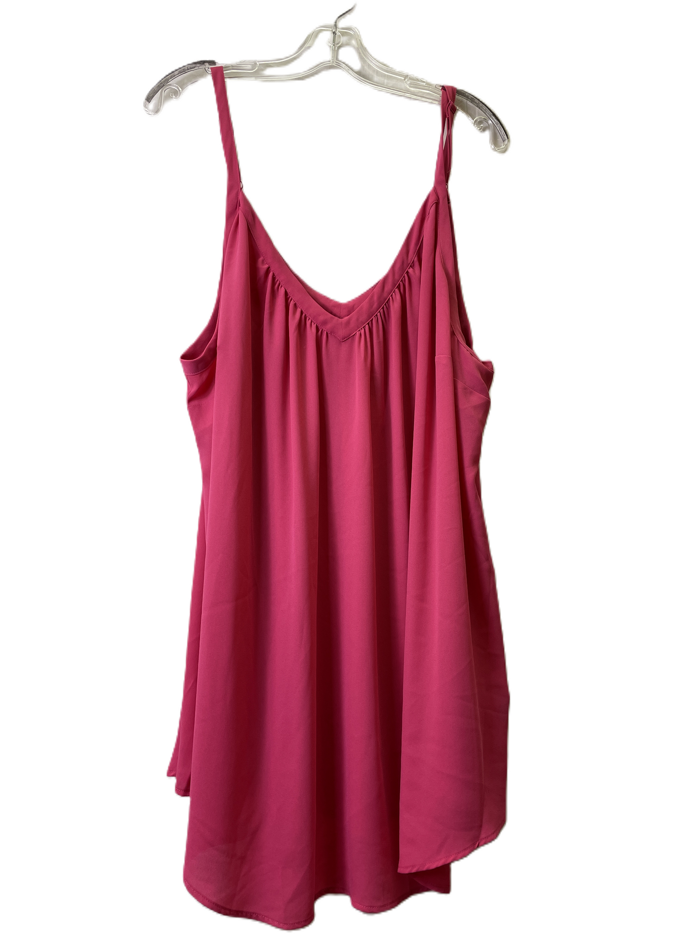 Pink Top Sleeveless Basic By Torrid, Size: 4x