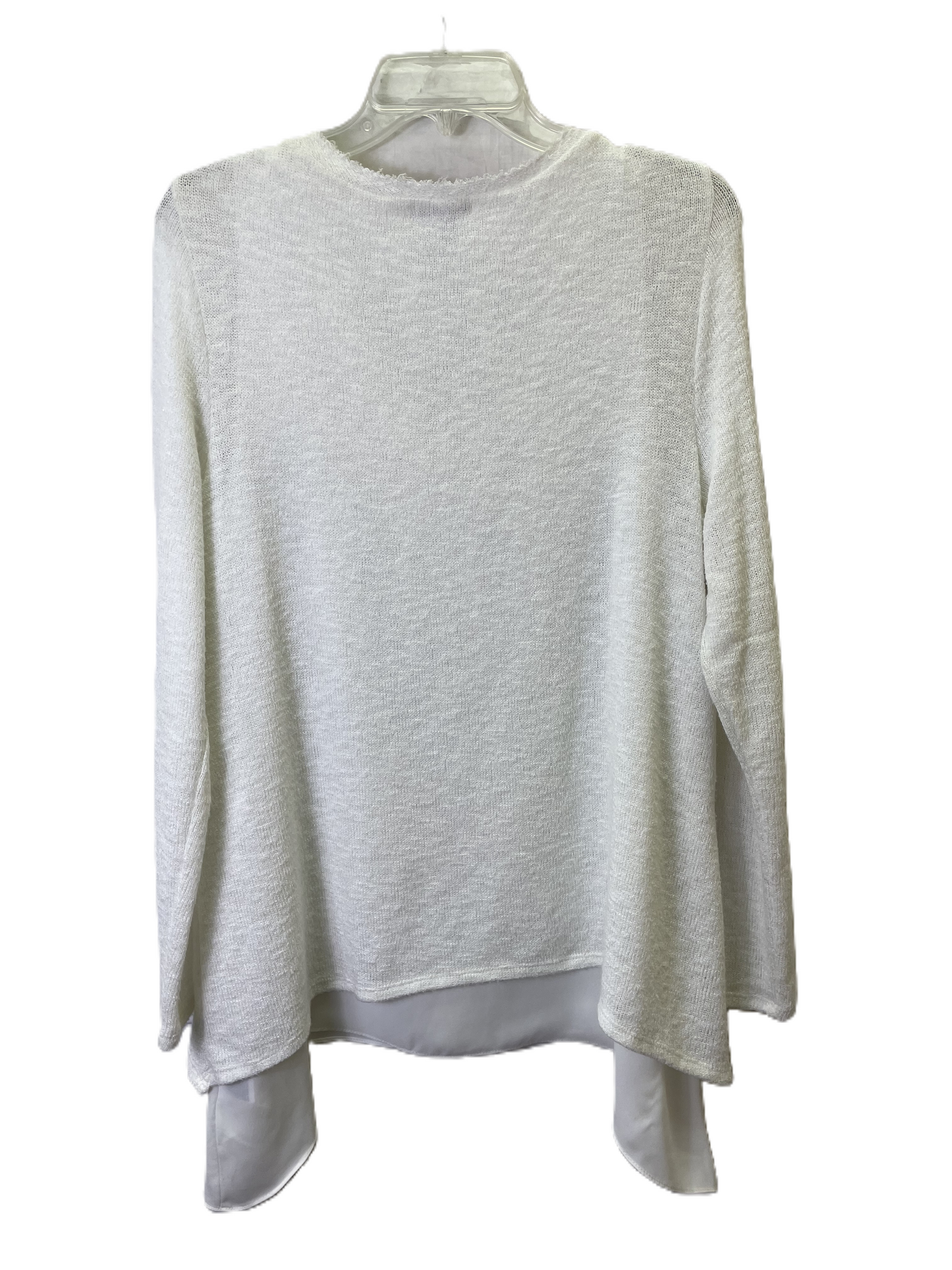 Sweater By Bar Iii In White, Size: Xl