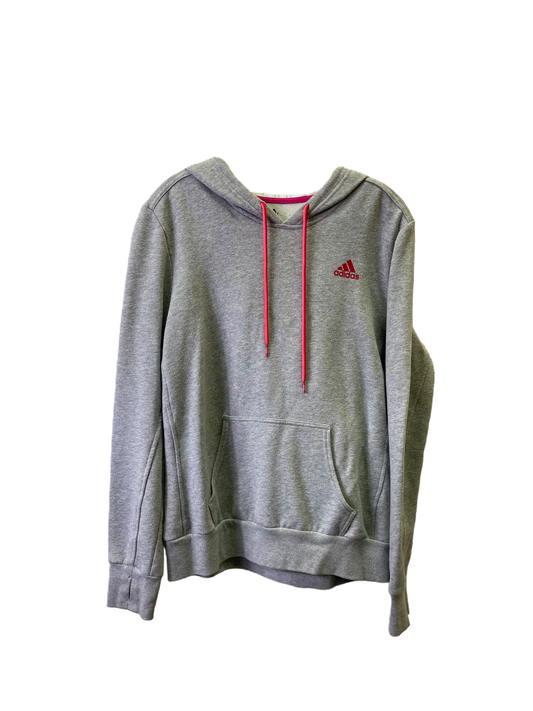 Athletic Sweatshirt Hoodie By Adidas  Size: L