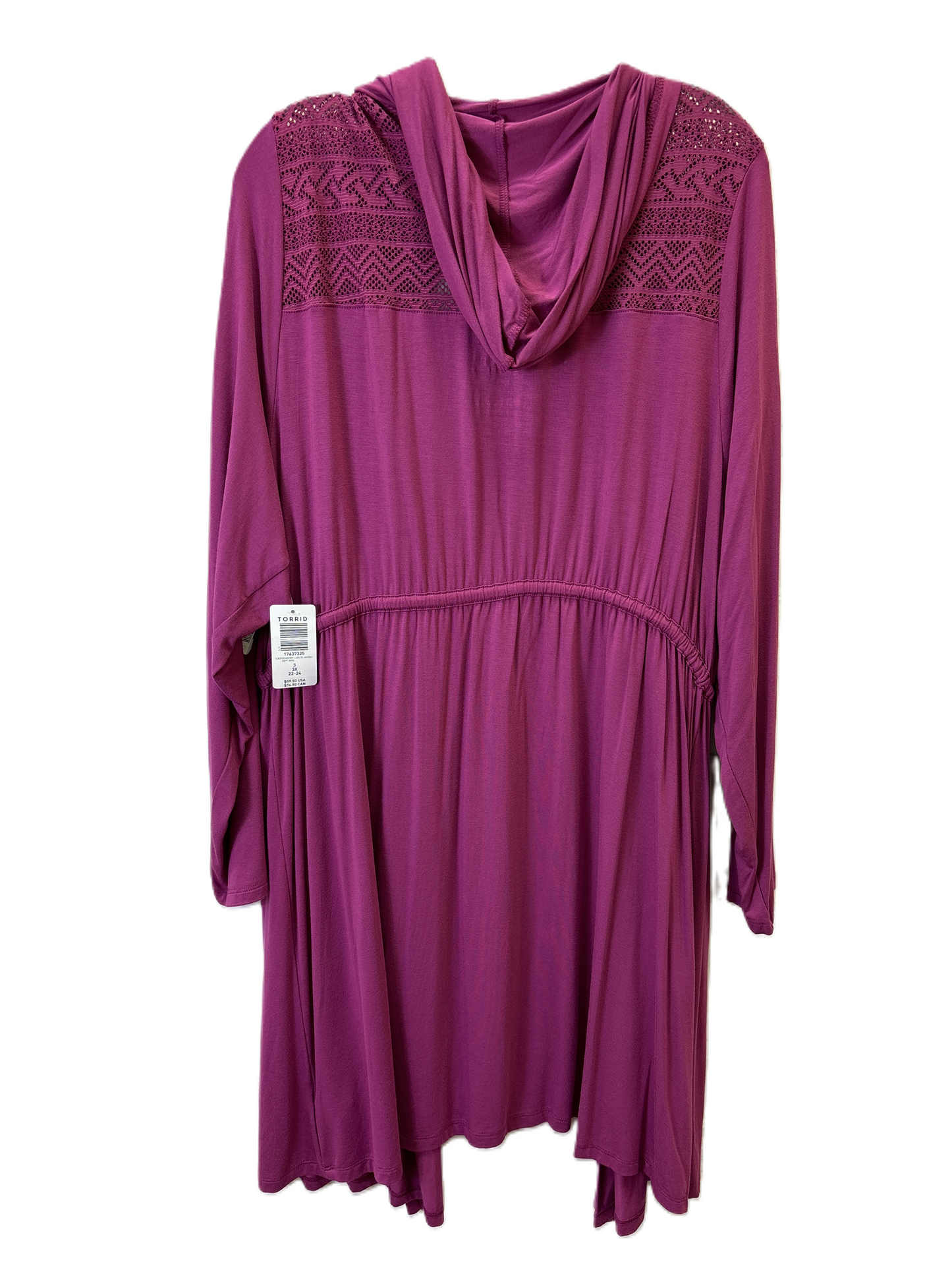 Cardigan By Torrid In Mauve, Size: 3x