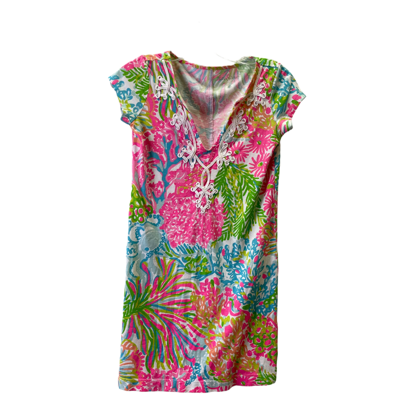 Pink Top Short Sleeve Basic By Lilly Pulitzer, Size: Xs