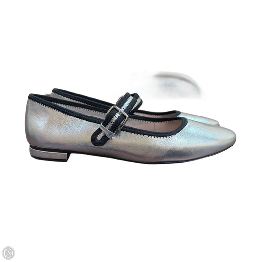 Shoes Flats By Cmb In Silver, Size: 10