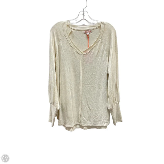 Sweater By Knox Rose In Cream, Size: M