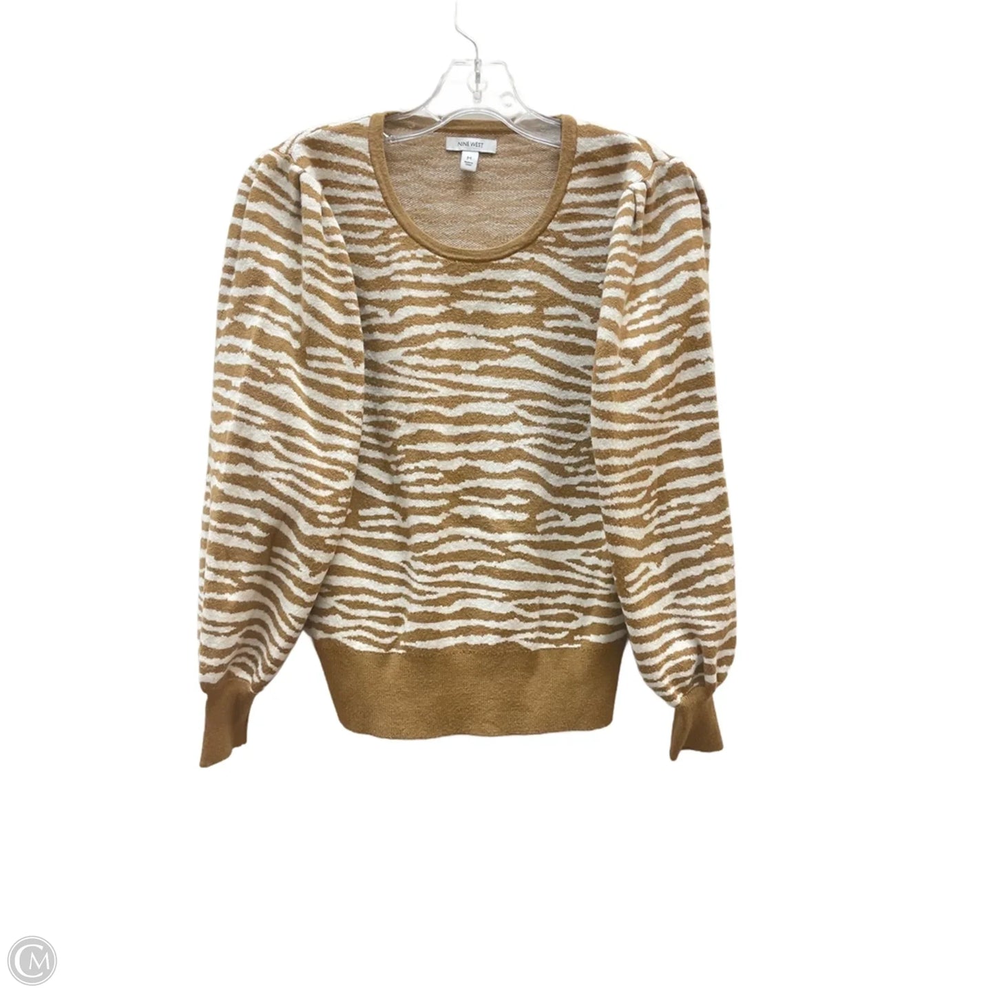 Sweater By Nine West In Tan, Size: M