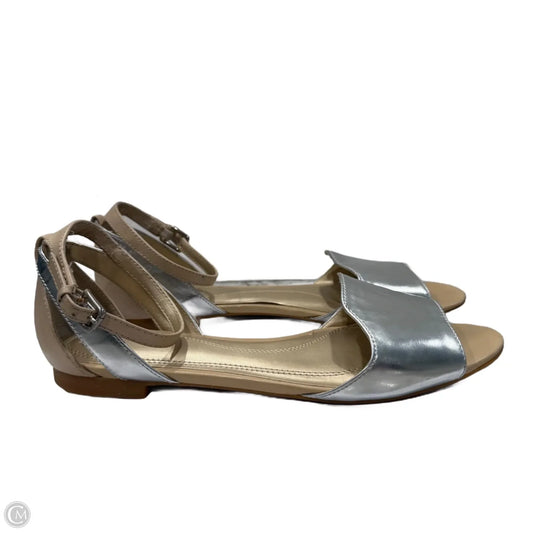 Sandals Flats By Tahari In Silver, Size: 7.5