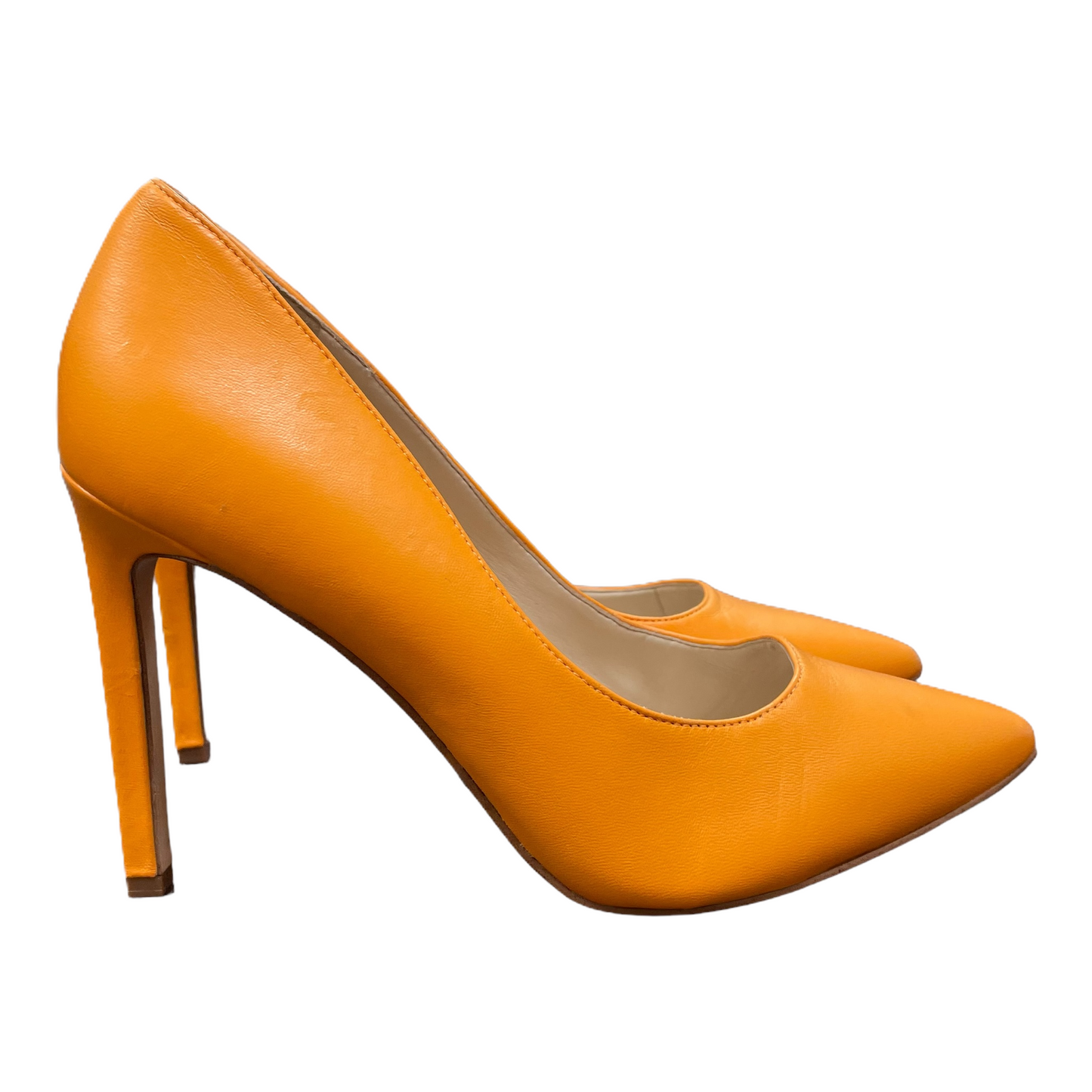 Shoes Heels Stiletto By Nine West In Orange, Size: 8