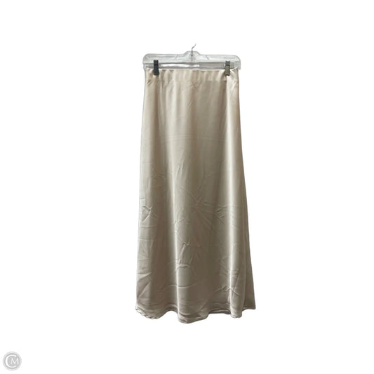 Skirt Maxi By Cme In Cream, Size: S