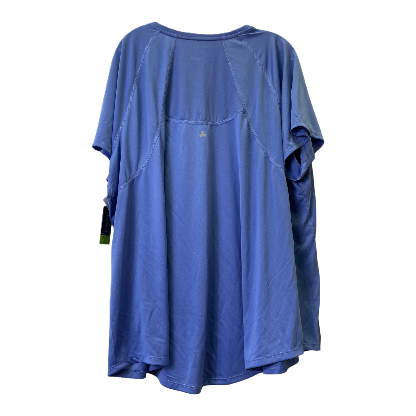 Blue Top Short Sleeve By Tek Gear, Size: 3x