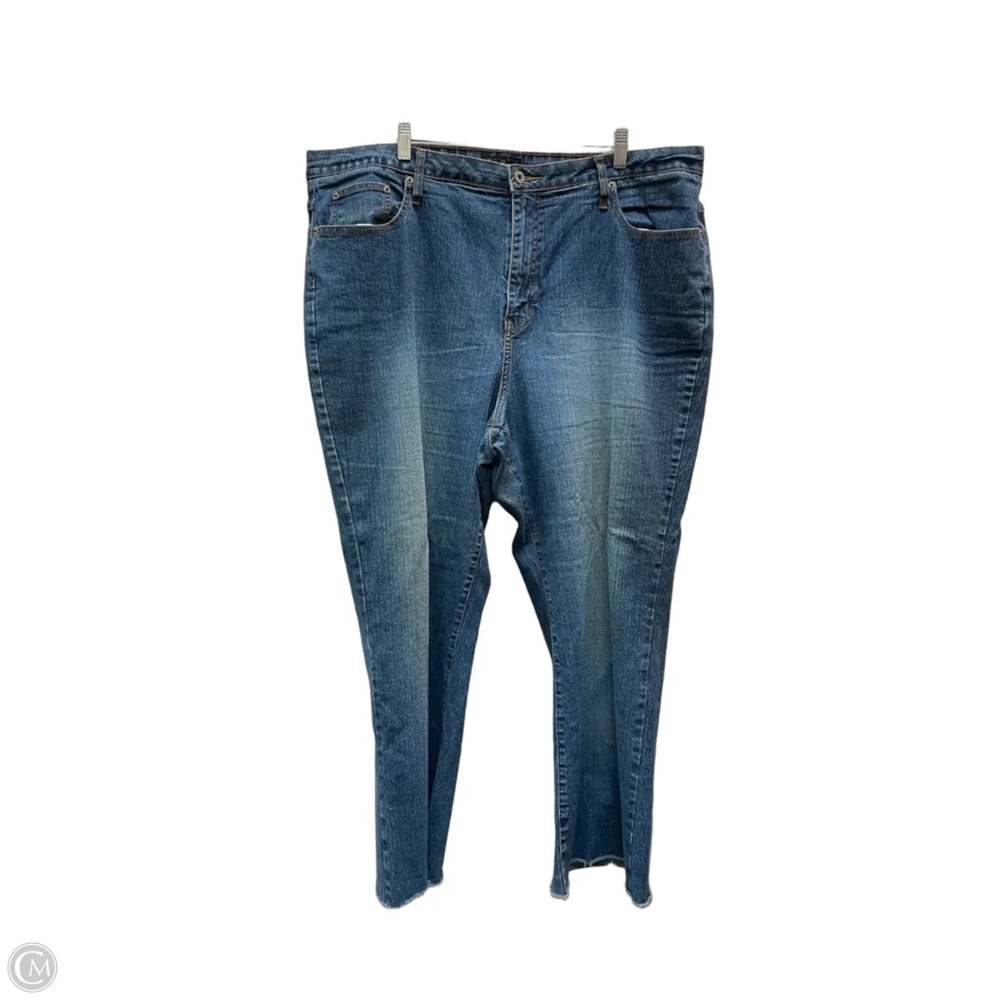 Jeans Flared By Ashley Stewart In Navy, Size: 24