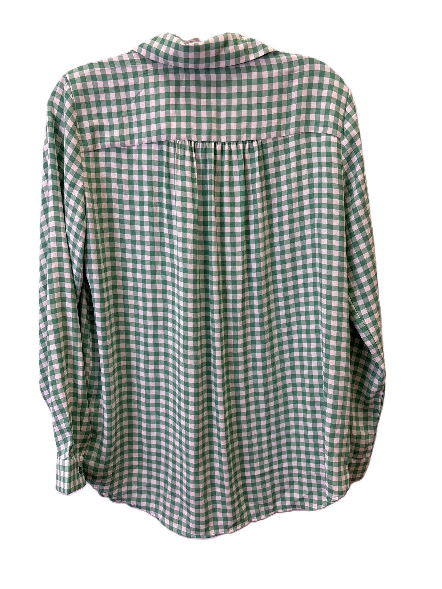 Top Long Sleeve Basic By Ann Taylor In Green, Size: M