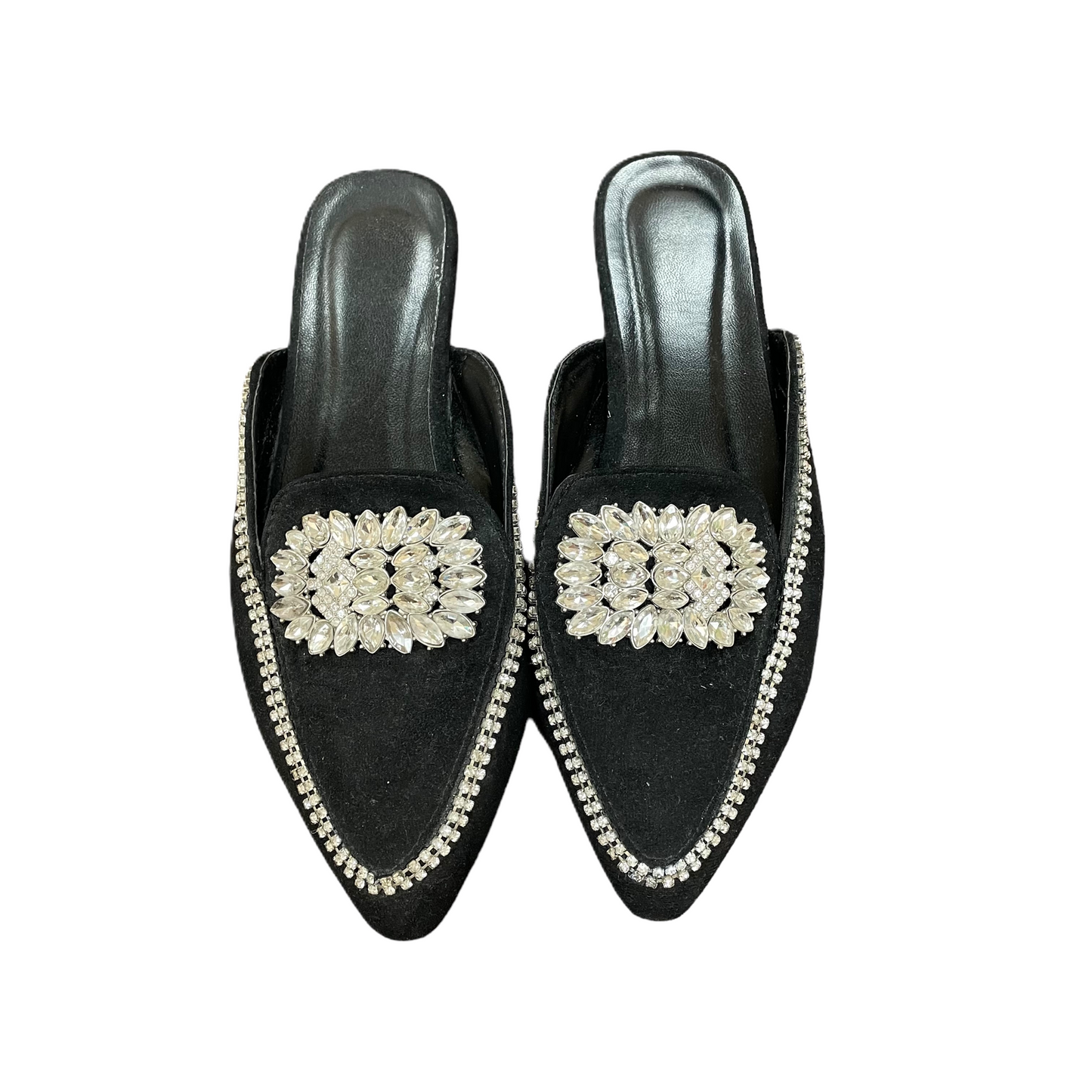 Black Shoes Flats By Cme, Size: 6