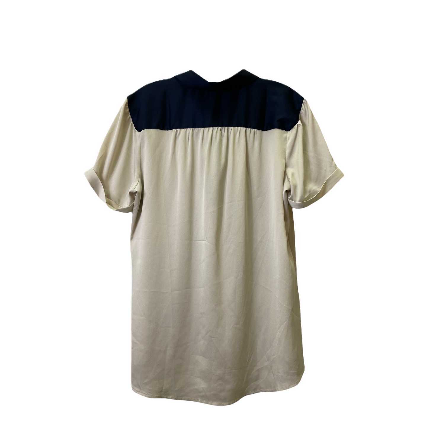 Taupe Top Short Sleeve By Ann Taylor, Size: L