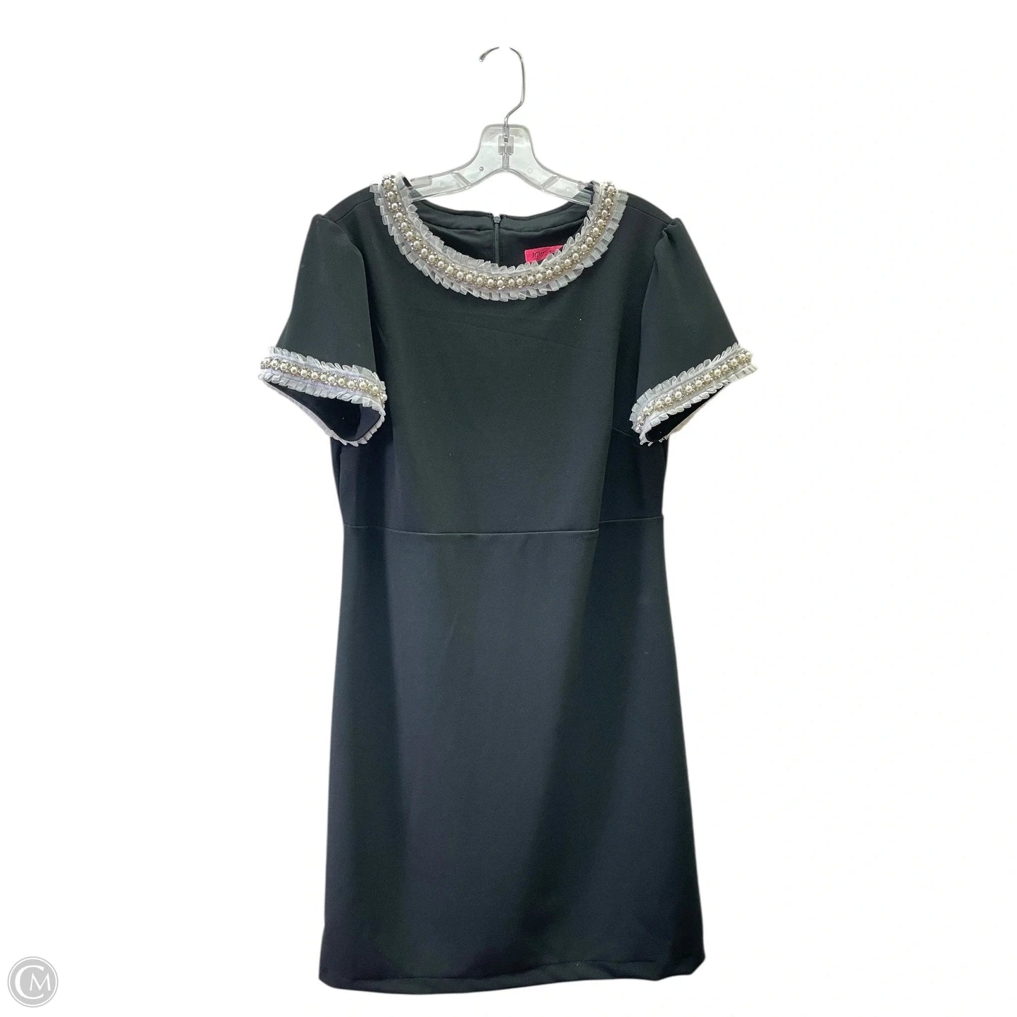 Dress Casual Midi By Betsey Johnson In Black, Size: 12