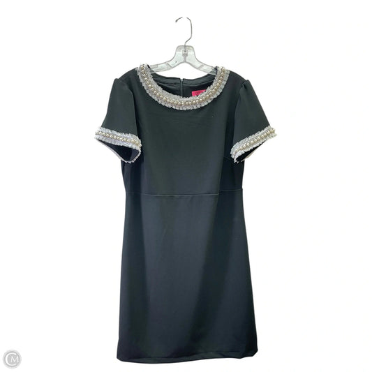 Dress Casual Midi By Betsey Johnson In Black, Size: 12