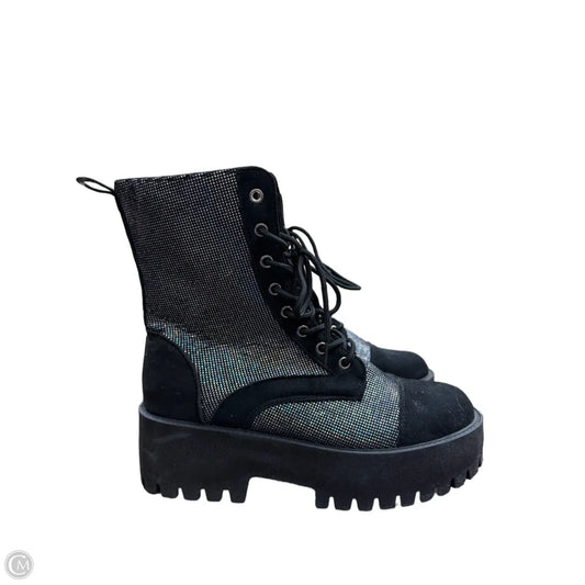 Boots Ankle Flats By Rouge In Black, Size: 10