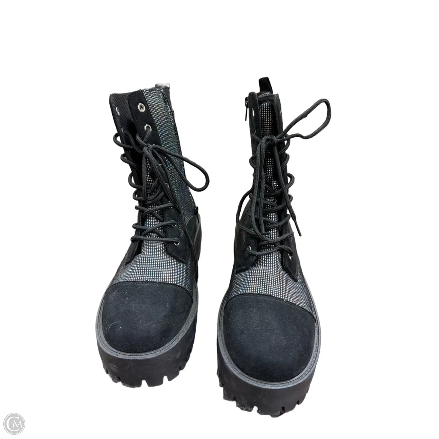 Boots Ankle Flats By Rouge In Black, Size: 10