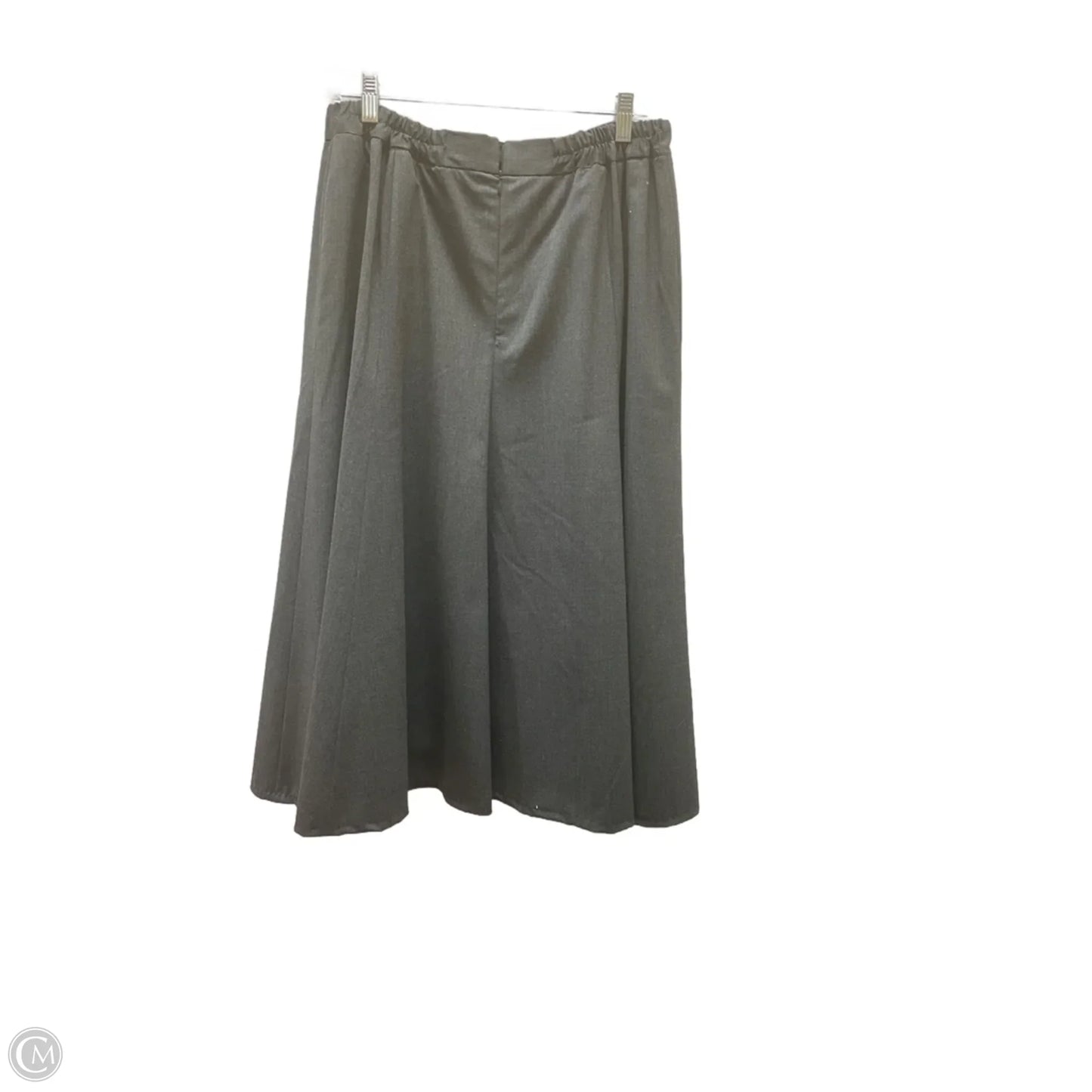 Skirt Designer By Lafayette 148 In Grey, Size: 18