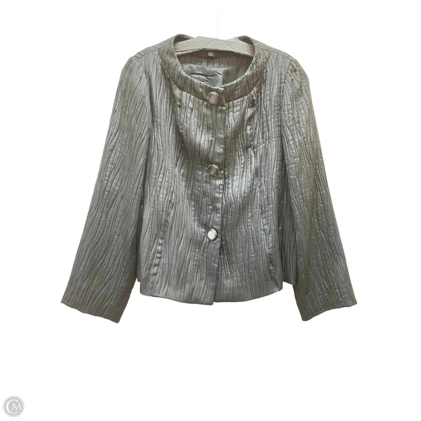 Blazer Designer By Lafayette 148 In Black, Size: 16