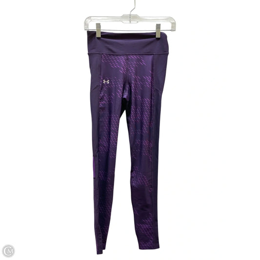 Pants Leggings By Under Armour In Purple, Size: S