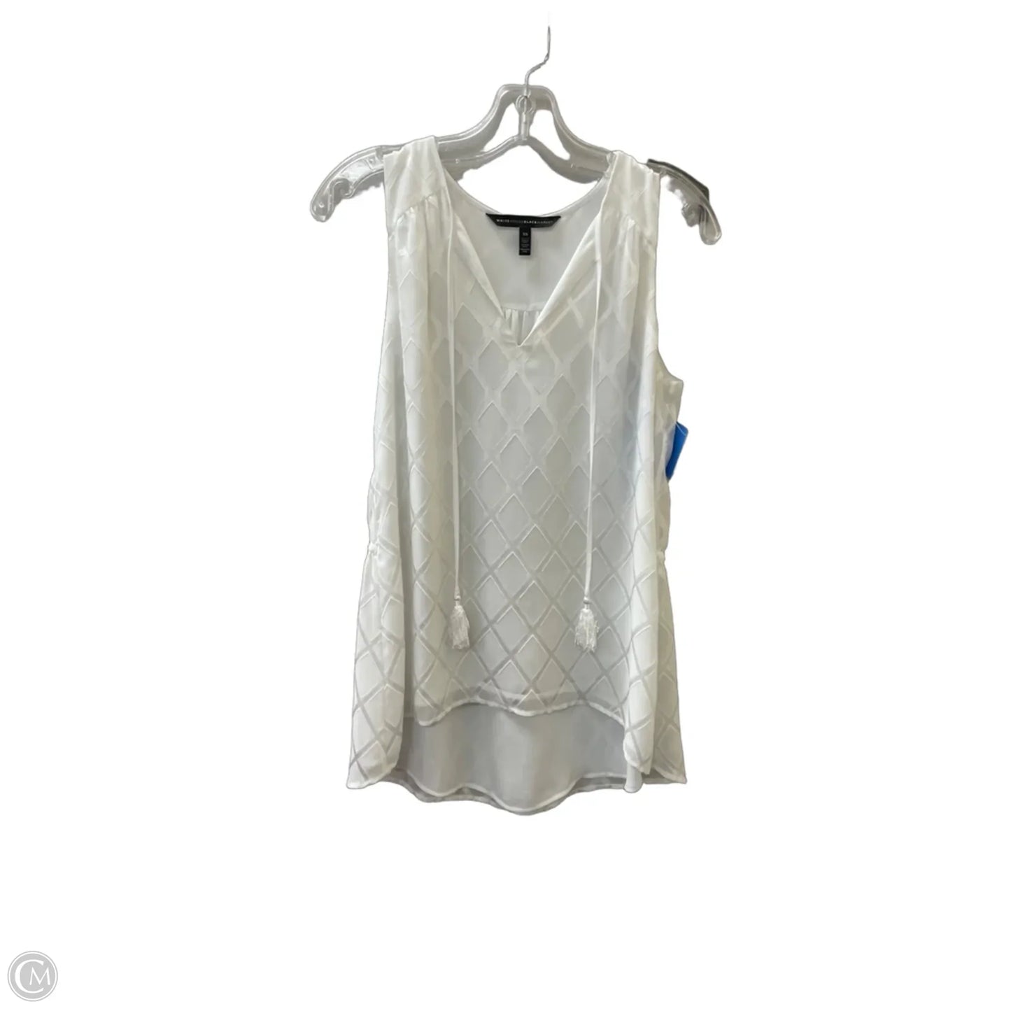 Top Sleeveless By White House Black Market In White, Size: Xs