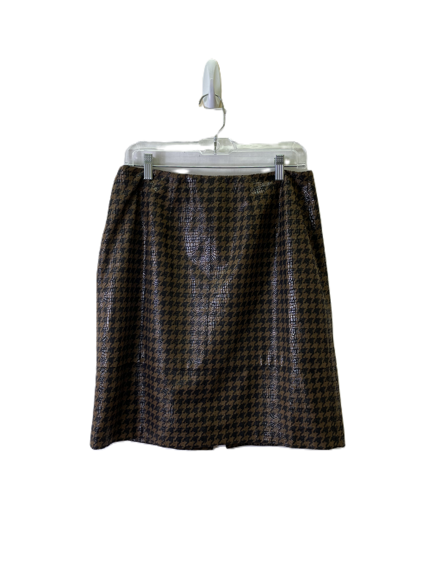 Skirt Mini & Short By Harve Bernard In Black & Brown, Size: 10