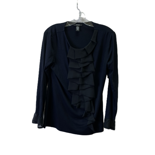 Top Long Sleeve By Alfani In Black, Size: Mini