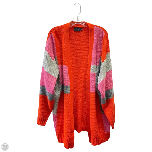 Cardigan By Vici In Orange & Pink, Size: M