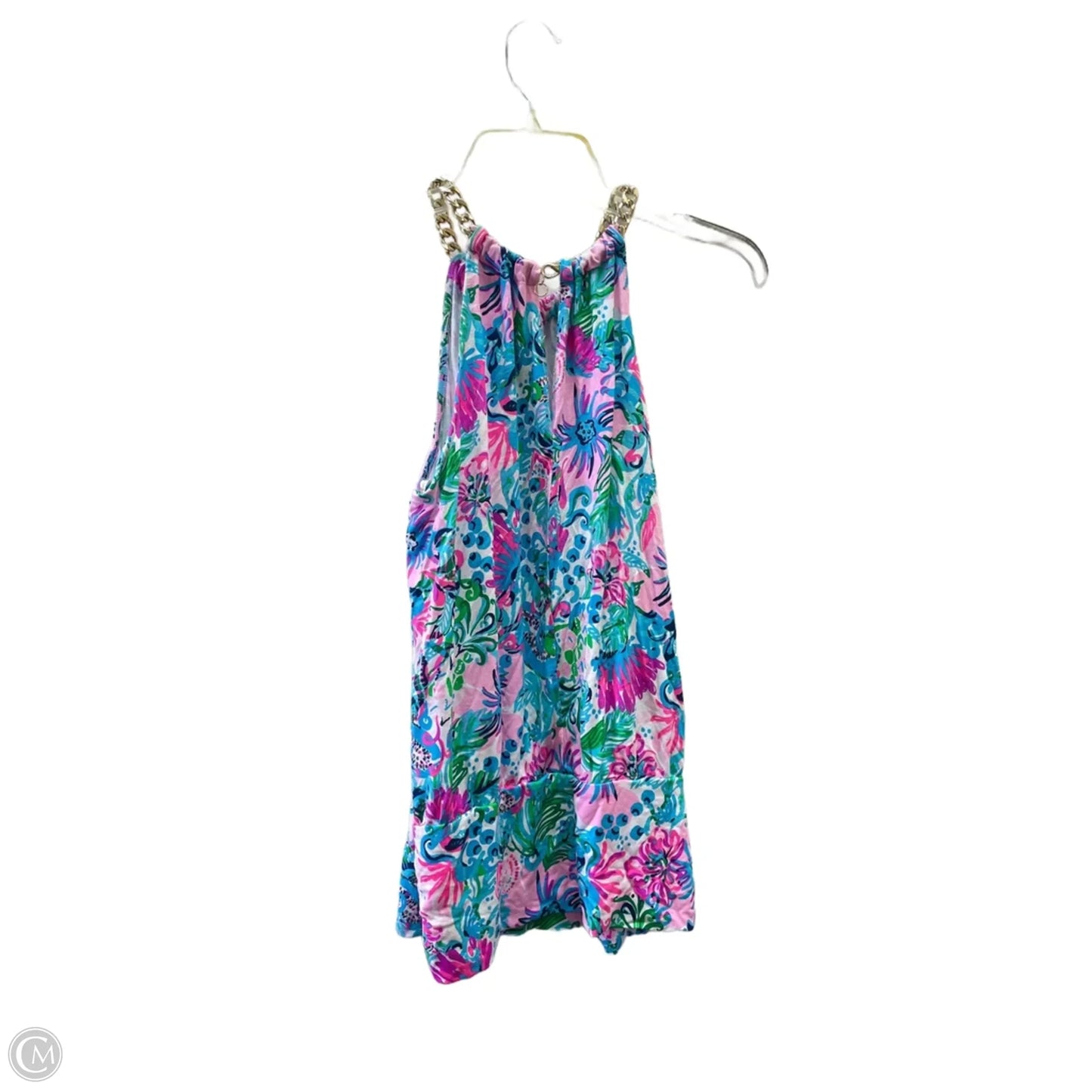 Top Sleeveless Designer By Lilly Pulitzer In Pink & Purple, Size: S