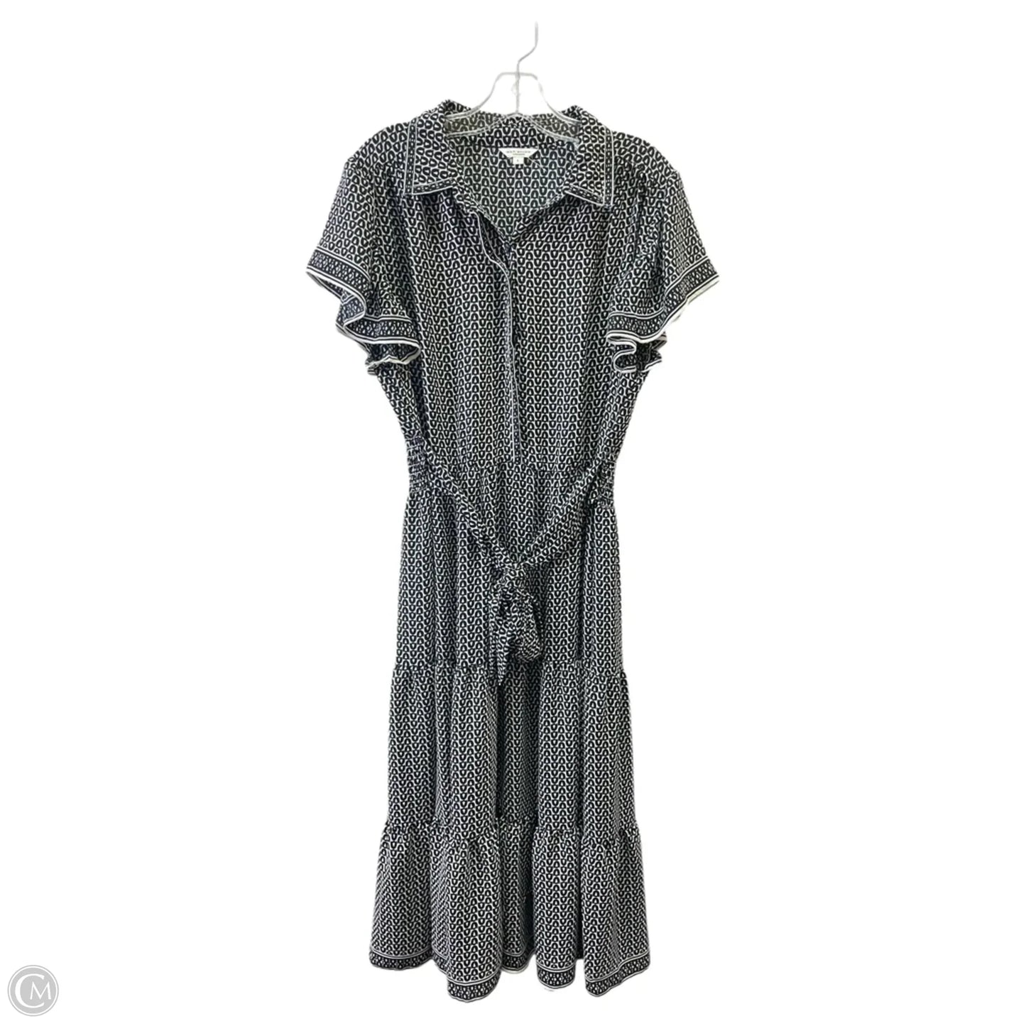 Dress Party Long By Max Studio In Black & White, Size: L