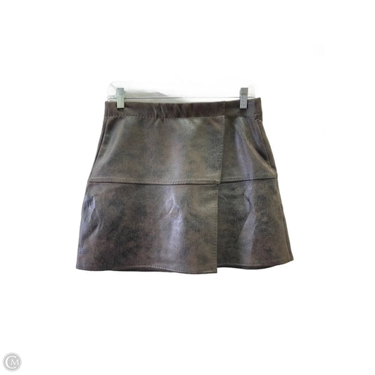 Skirt Mini & Short By Max Studio In Brown, Size: S